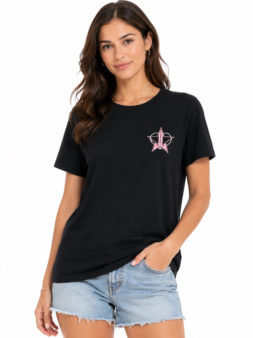 NWOT | Jeffree Star | Heart Breaker Tee | Black/Pink | Small